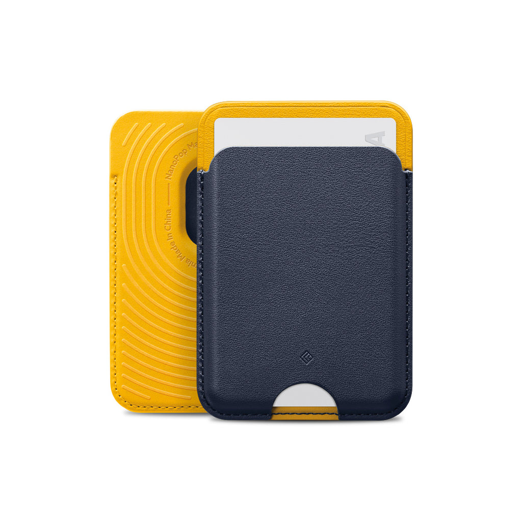 Vegan Leather MagSafe Wallet  Caseology [Nano Pop] Magnetic Card
