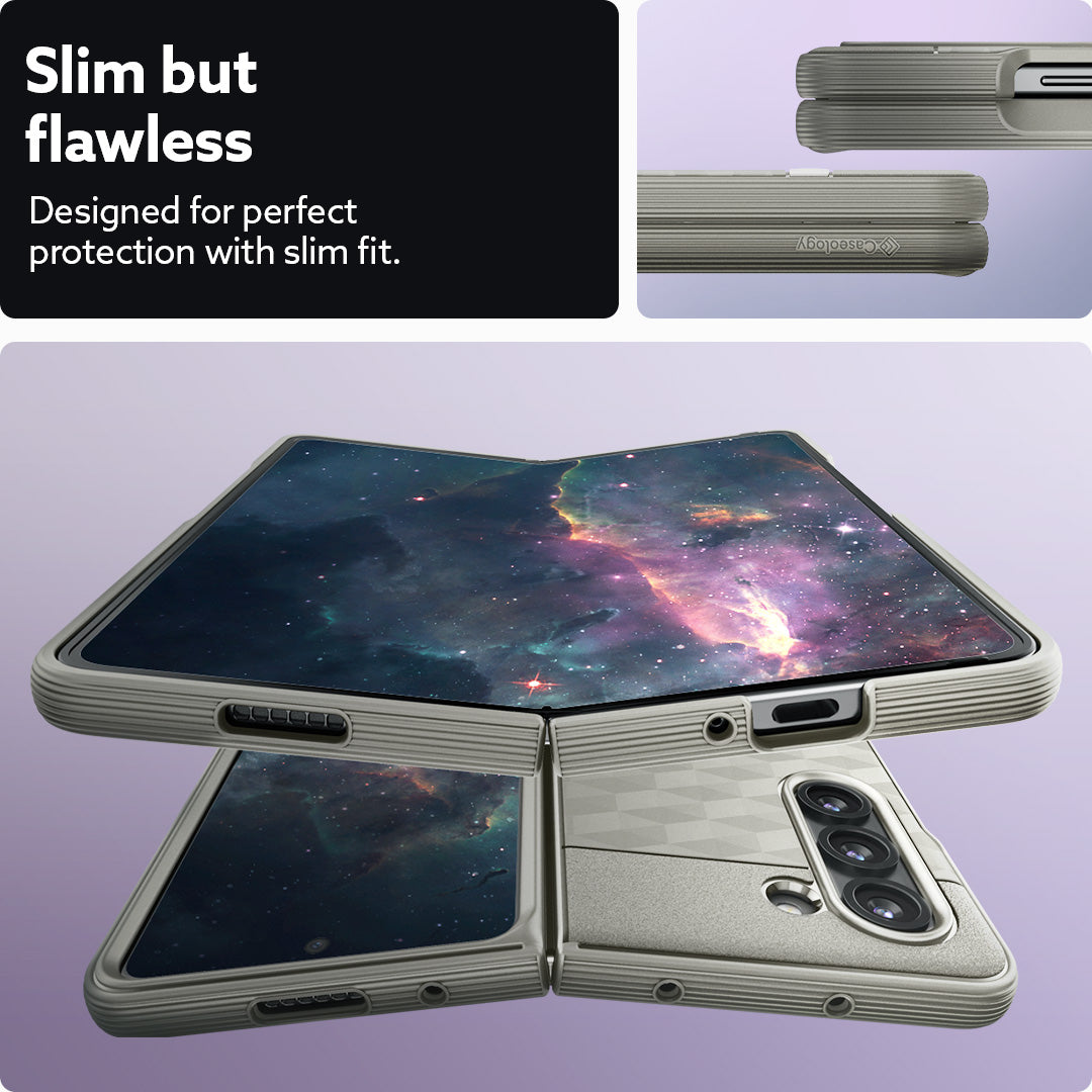 Galaxy Z Flip 5 Case Parallax - Caseology.com Official Site Ash Gray / in Stock