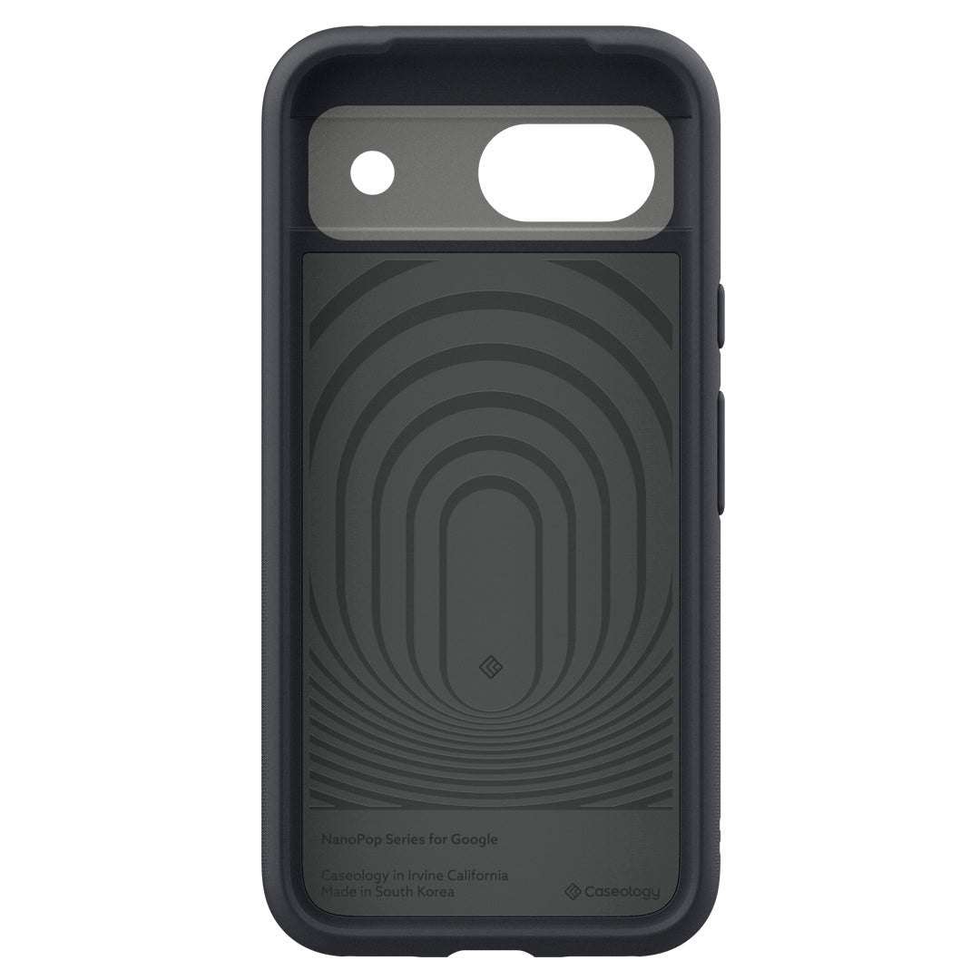 ACS07271 - Google Pixel 8a Case Nano Pop in black color showing the front/inside