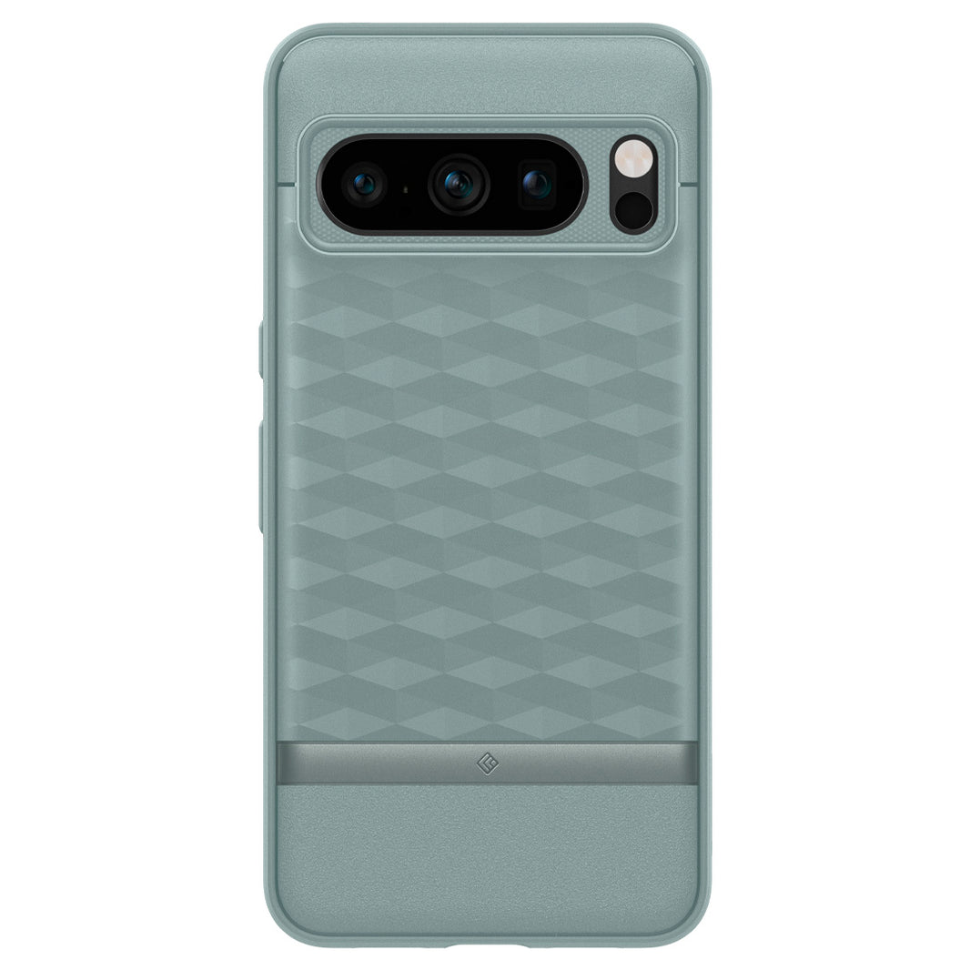 ACS07648 - Pixel 8 Pro Case Parallax in Sage Green showing the back