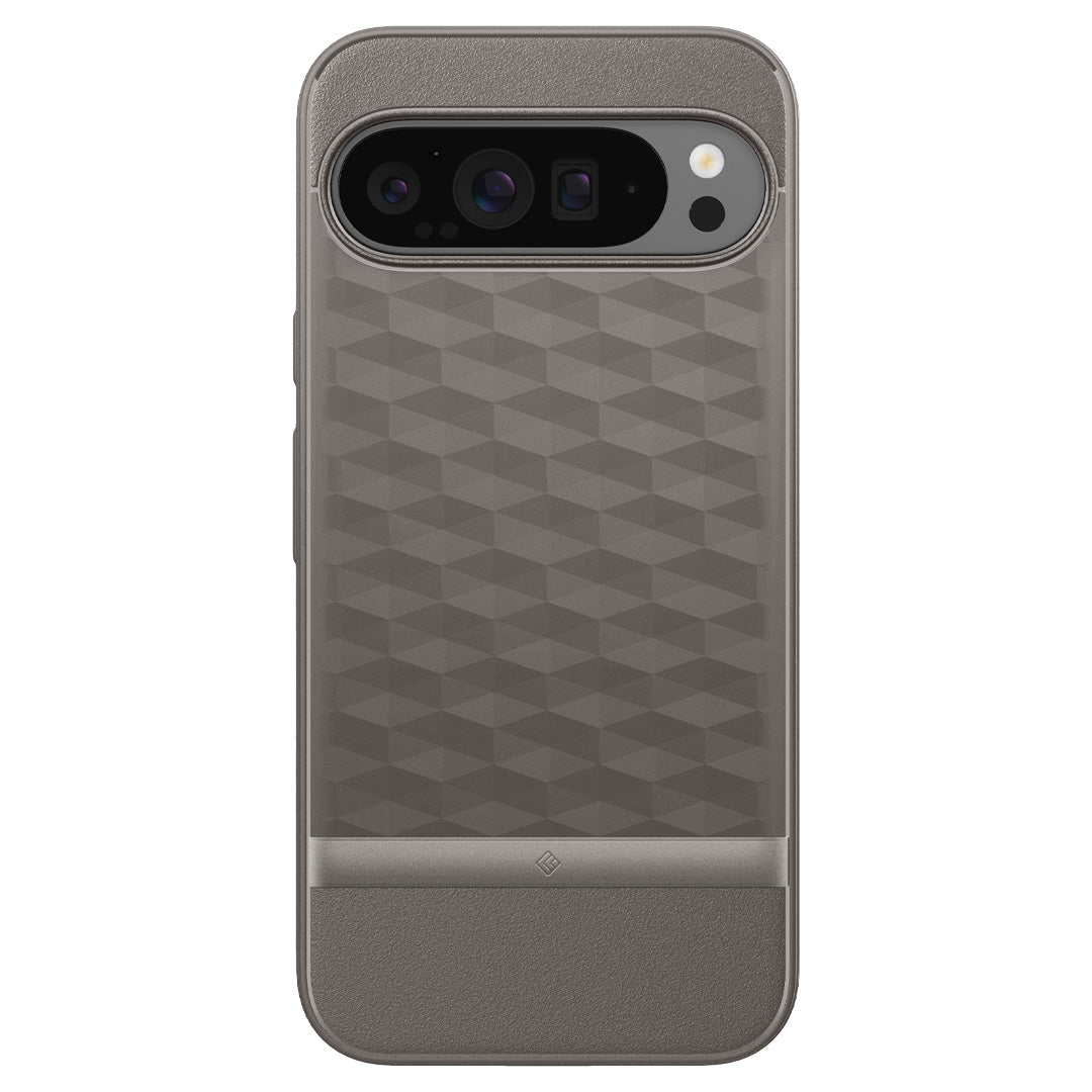 ACS07740 - Pixel 9 Pro XL Case Parallax in Ash Gray showing the back