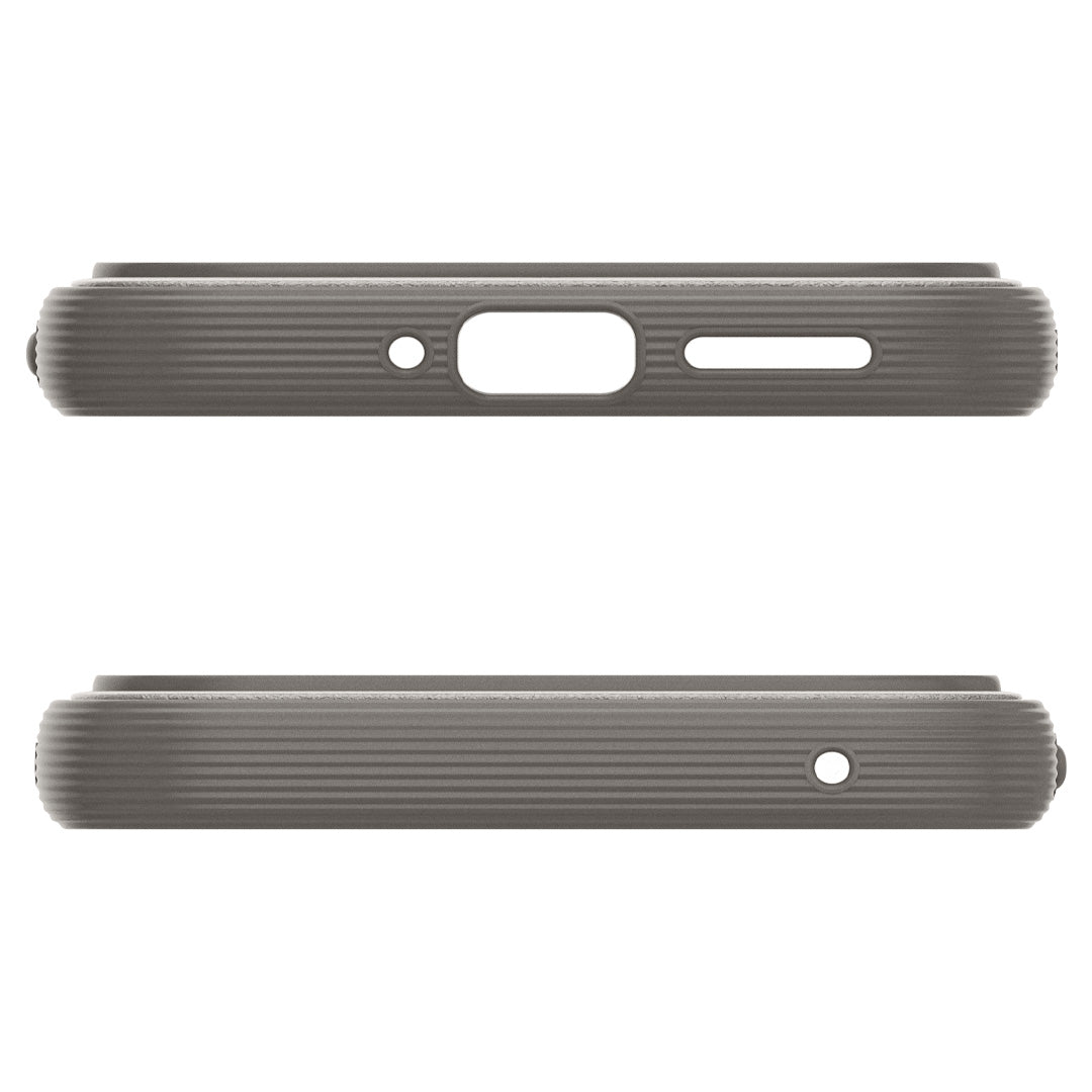 ACS07740 - Pixel 9 Pro XL Case Parallax in Ash Gray showing the top and bottom