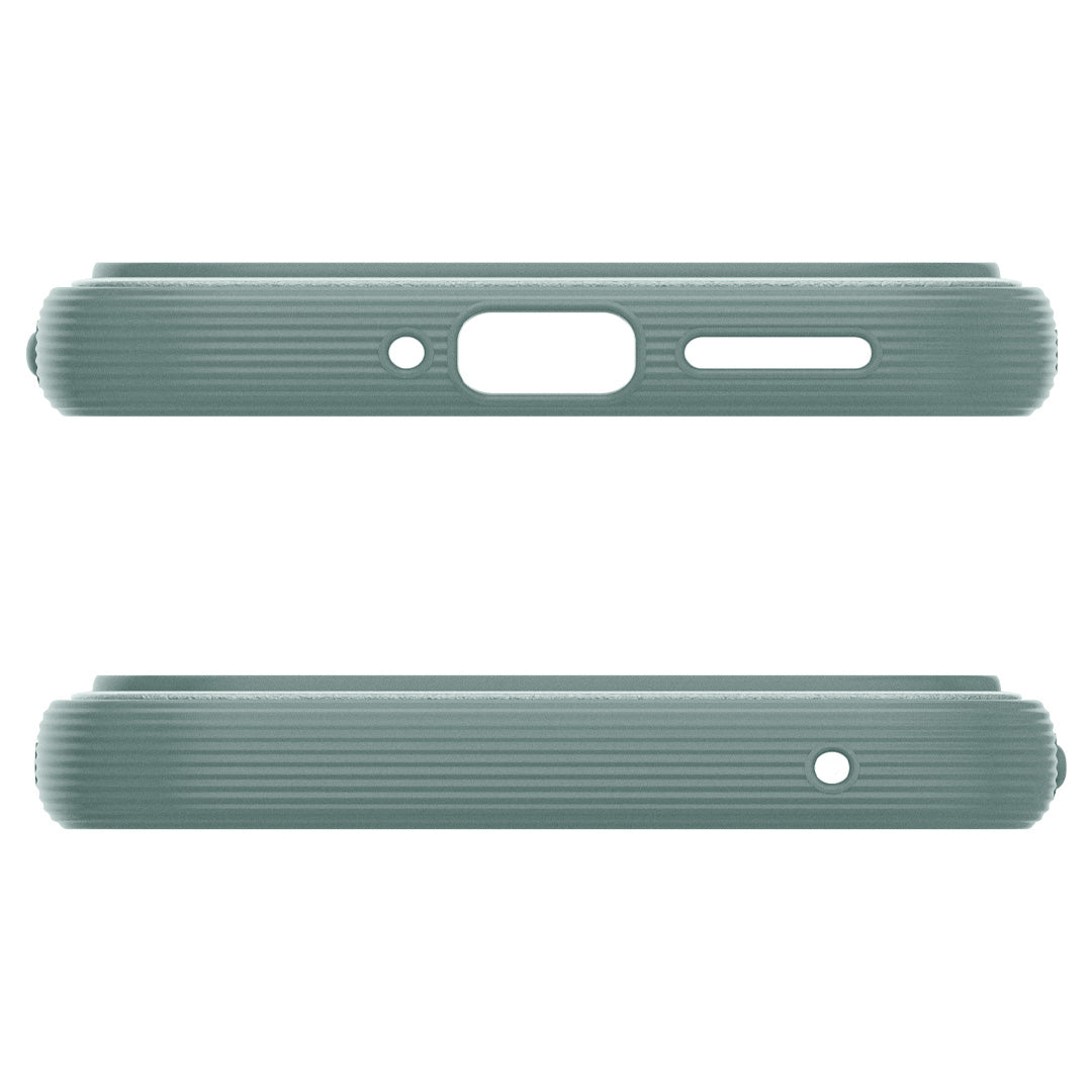 ACS07741 - Pixel 9 Pro XL Case Parallax in Sage Green showing the top and bottom