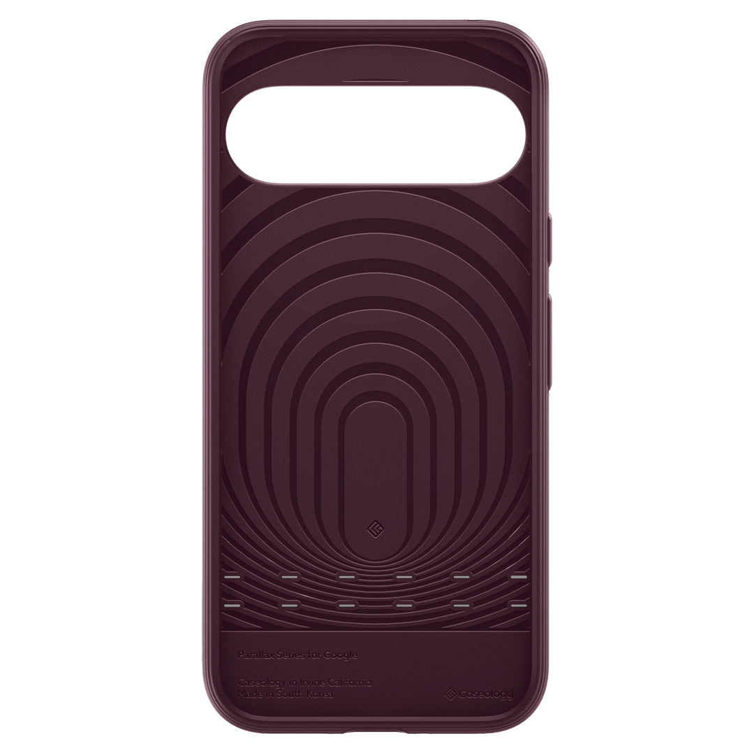 ACS07742 - Pixel 9 Pro XL Case Parallax in Burgundy showing the inner case