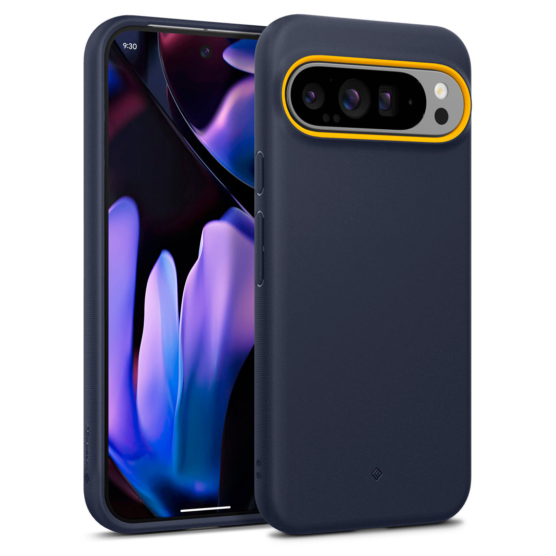 ACS07743 - Pixel 9 Pro XL Case Nano Pop in Blueberry Navy showing the back, partial sides and front