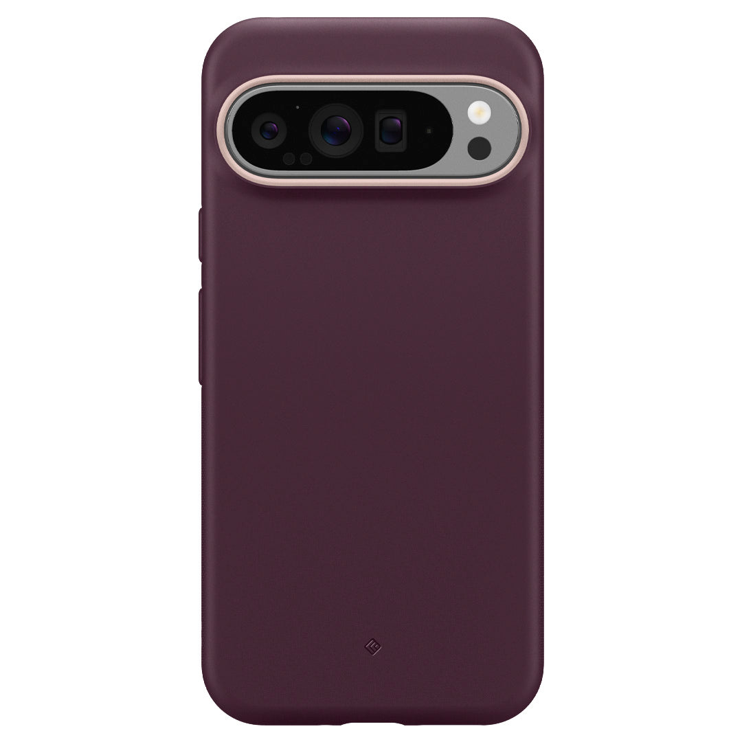 ACS07744 - Pixel 9 Pro XL Case Nano Pop in Burgundy Bean showing the back