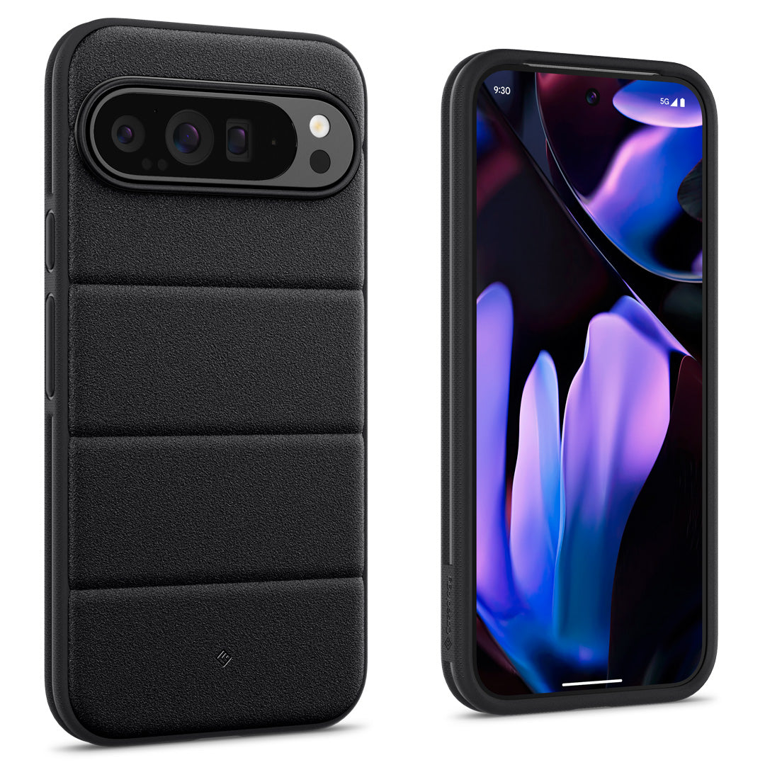 ACS07746 - Pixel 9 Pro XL Case Athlex in Active Black showing the front, back and sides 