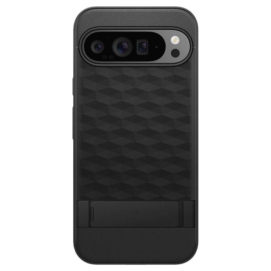 ACS07748 - Pixel 9 Pro XL Case Parallax Kickstand in Matte Black showing the back