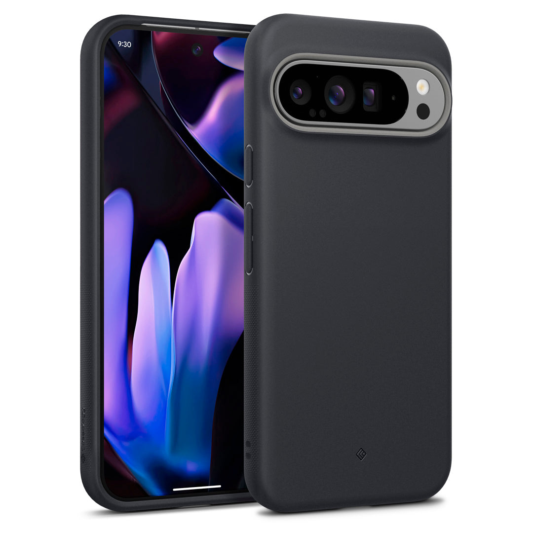 ACS07808 - Pixel 9 Pro XL Case Nano Pop in Black Sesame showing the back, partial sides and front