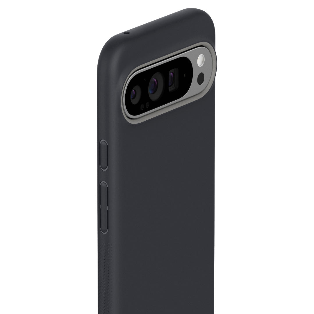 ACS07808 - Pixel 9 Pro XL Case Nano Pop in Black Sesame showing the back, partial side and top 