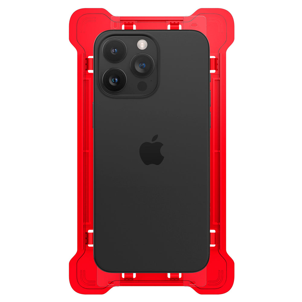 Protector iPhone 15 Pro Max engomado color rojo - en Cellular Center