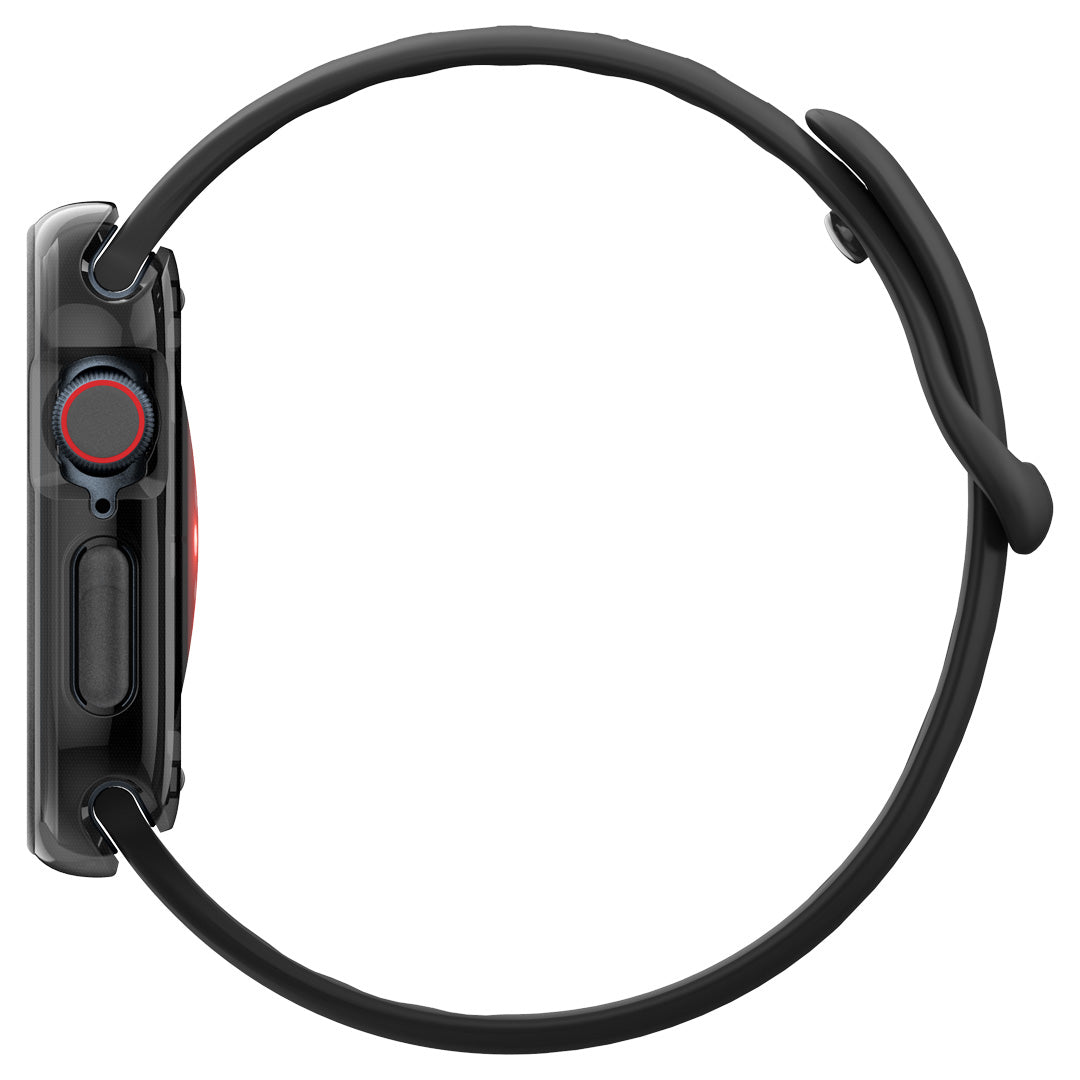 ACS08612 - Apple Watch 10 Capella in Black showing the side of the case