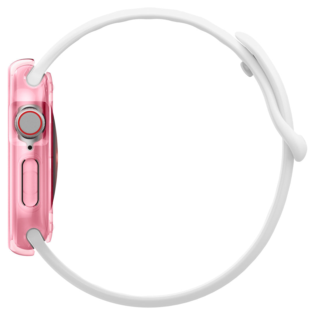 ACS08614 - Apple Watch 10 Capella in Pink showing the side of the case