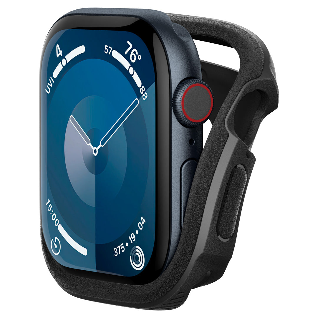 ACS08595 - Apple Watch 10 Vault in Black showing the flexibility of the case