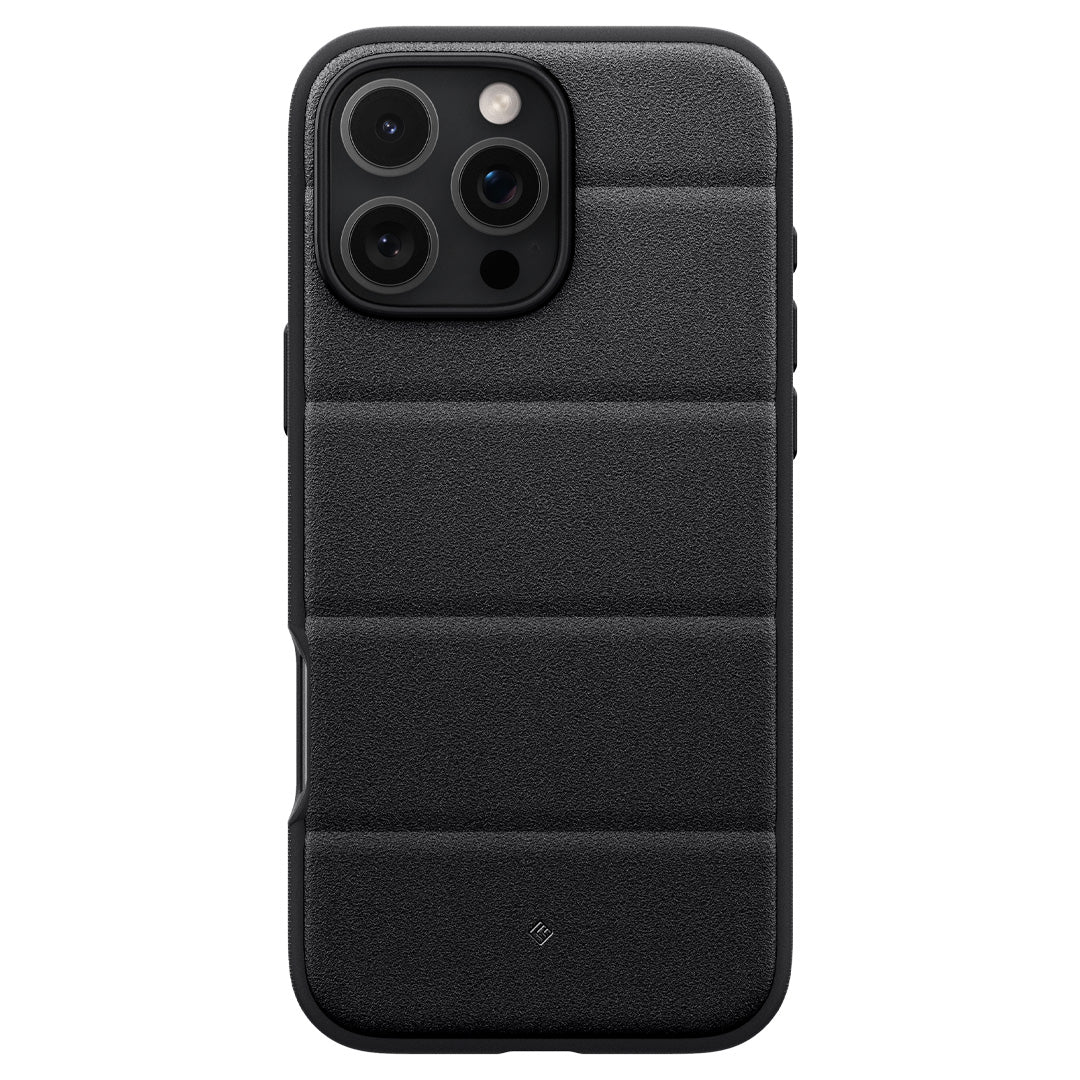 ACS08176 - iPhone 16 Pro Athlex Mag in Active Black showing the back of the case