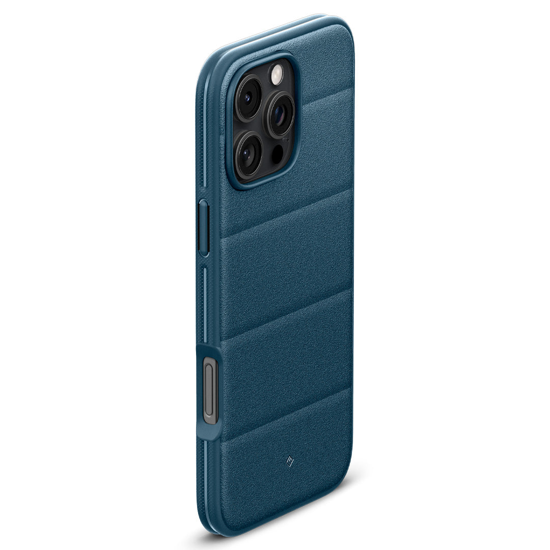 ACS08178 - iPhone 16 Pro Athlex Mag in Active Green showing the side of the case