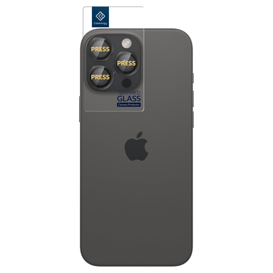 AGL07918 - iPhone 16 Pro Camera Protector showing the protector on the camera