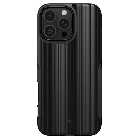 ACS08179 - iPhone 16 Pro Dual Grip Mag in Black showing the back of the case