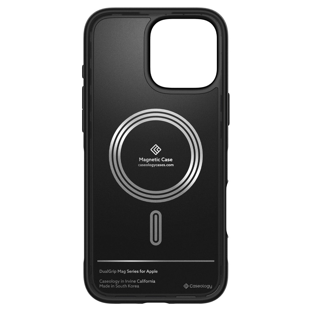 ACS08179 - iPhone 16 Pro Dual Grip Mag in Black showing the inside of the case