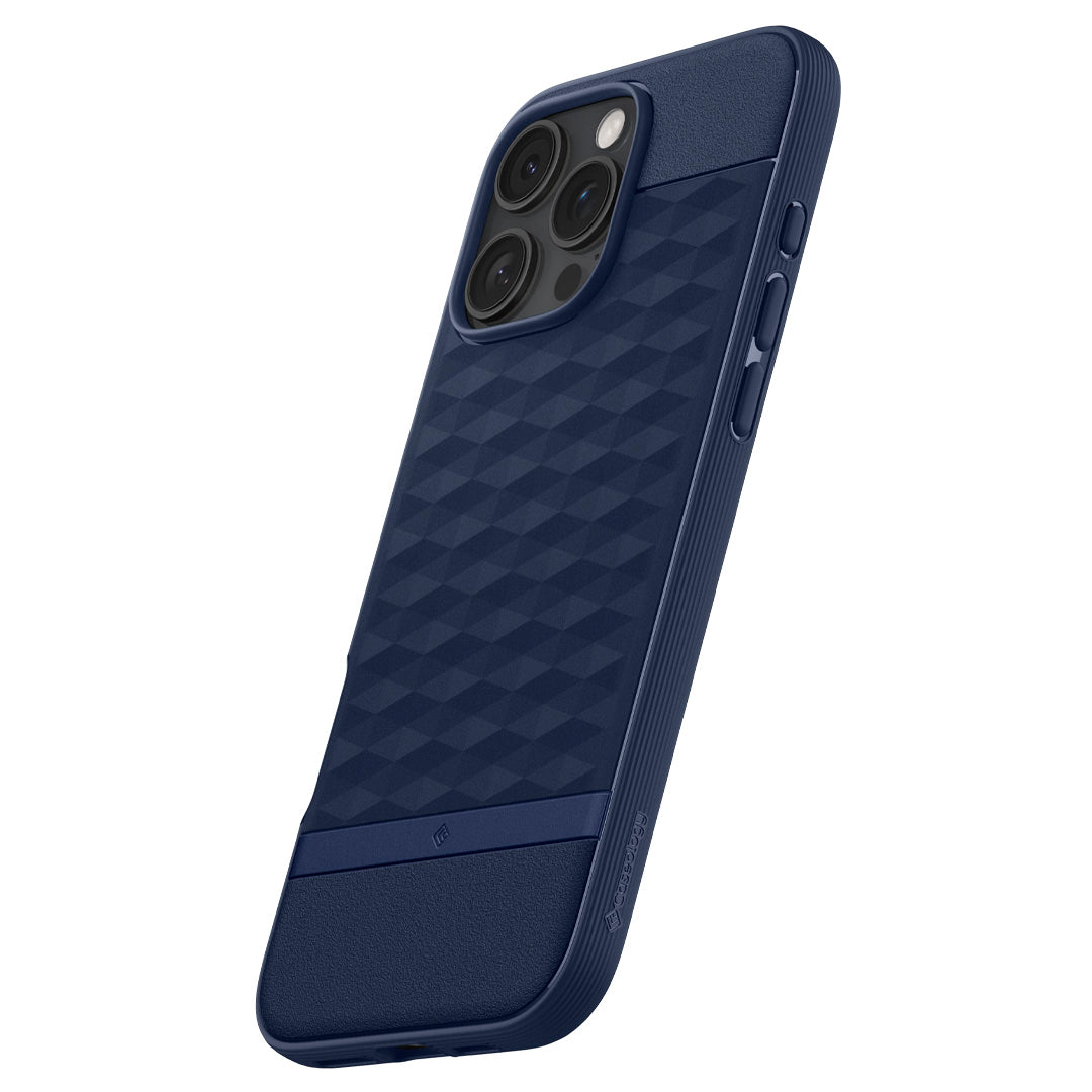 ACS08171 - iPhone 16 Pro Parallax Mag in Blue showing the back of the case