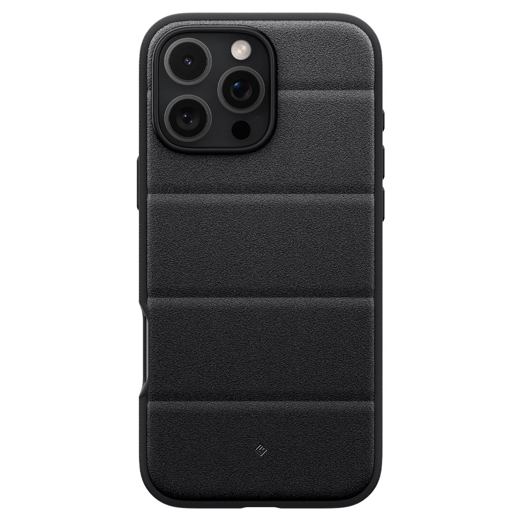 ACS08046 - iPhone 16 Pro Max Athlex Mag in Black showing the back of the case