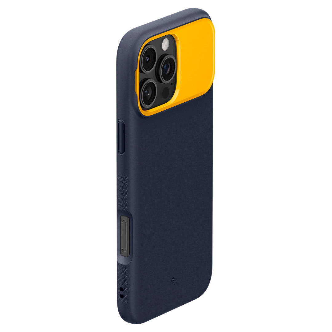 ACS08056 - iPhone 16 Pro Max NanoPop Kickstand in Navy showing the back of the case