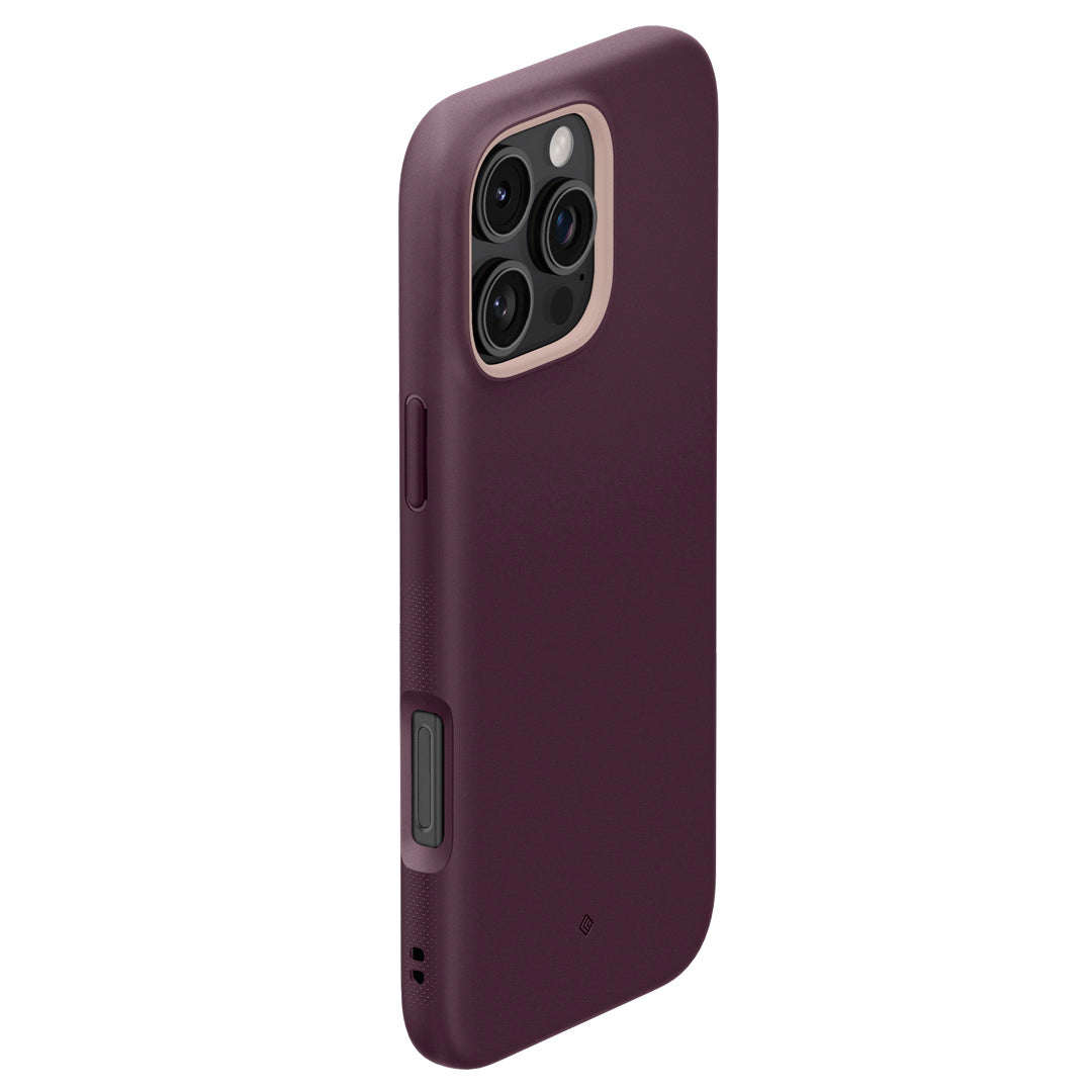 ACS08044 - iPhone 16 Pro Max NanoPop Mag in Burgundy showing the back of the case