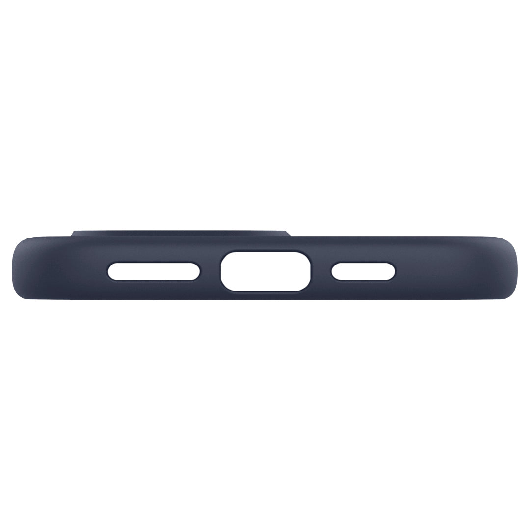 ACS08172 - iPhone 16 Pro Max NanoPop Mag in Navy showing the bottom ports of the case