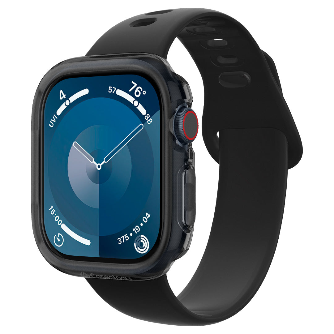 ACS08612 - Apple Watch 10 Capella in Black showing an angled view of the case