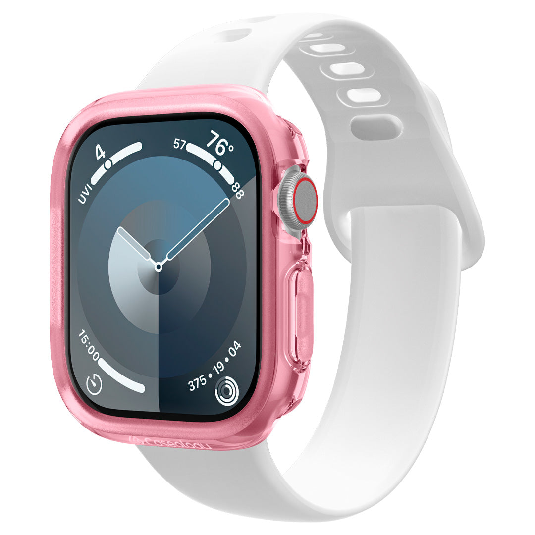 ACS08614 - Apple Watch 10 Capella in Pink showing an angled view of the case