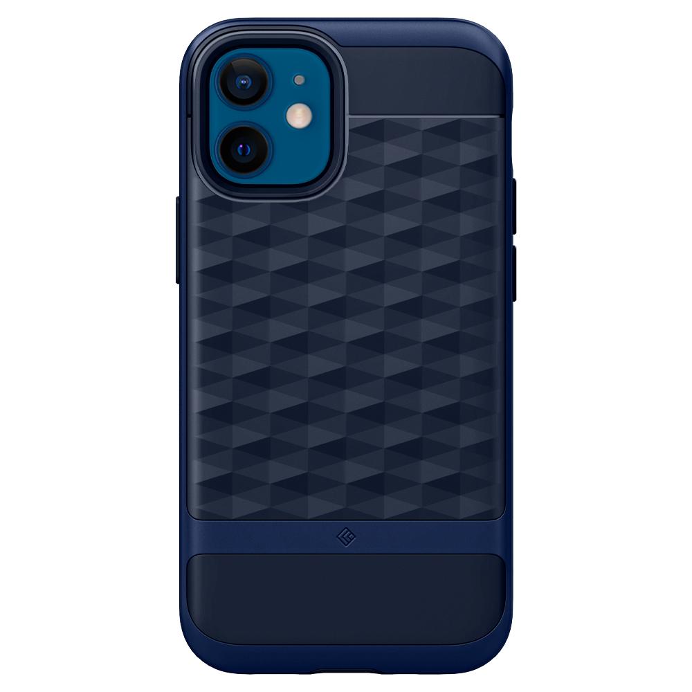 ACS01763 - iPhone 12 Mini Case Parallax in Midnight Blue showing the back