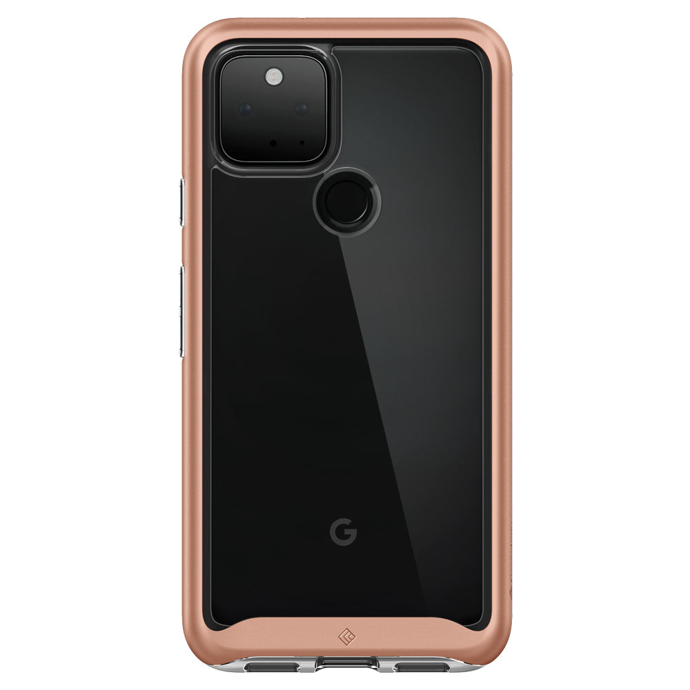 ACS01907 - Pixel 5 Case Skyfall in Champagne Gold showing the back