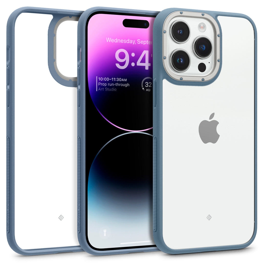 Klein Blue Minimalism Wrinkled Protective Designer iPhone Case For