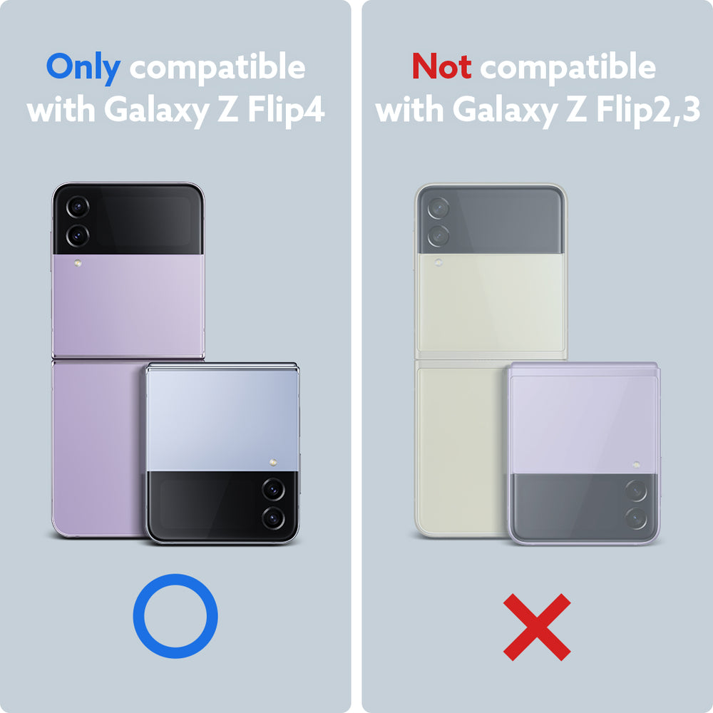 Samsung Galaxy Z Flip 4 5G case blue CASEOLOGY Parallax
