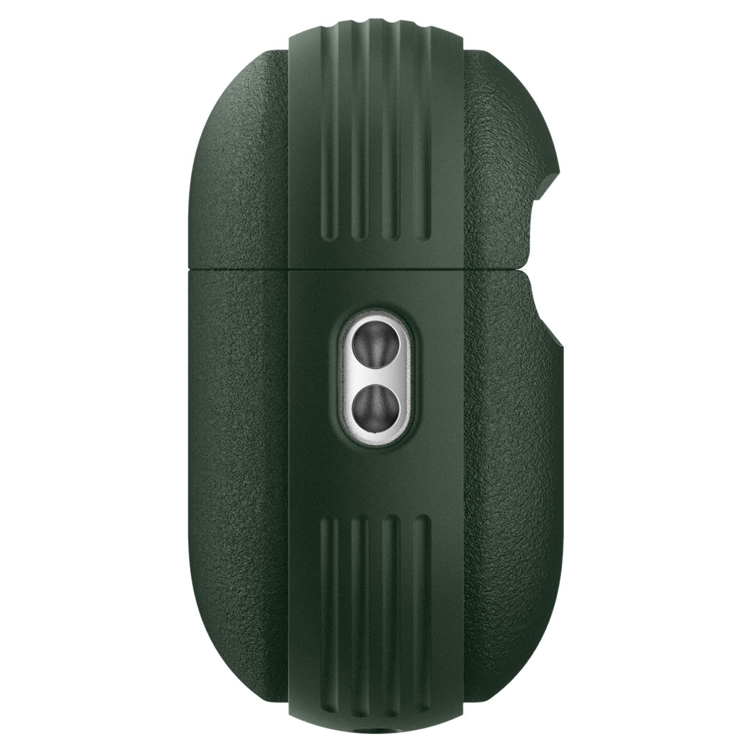 ACS05424 - Airpods Pro (2nd generation) Vault in Midnight Green showing the side