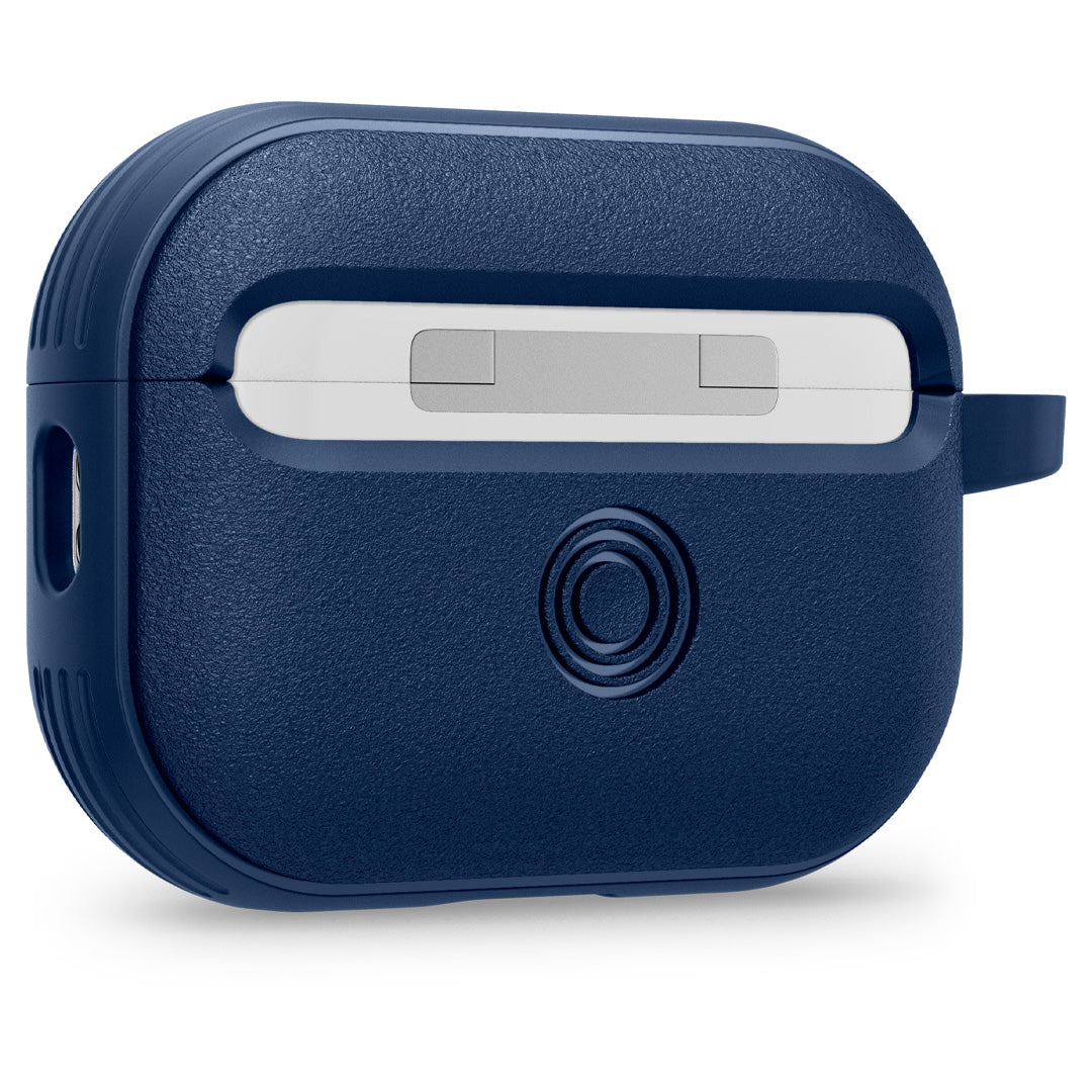 ACS05425 - Airpods Pro (2nd generation) Vault in Navy Blue showing the back and partial side