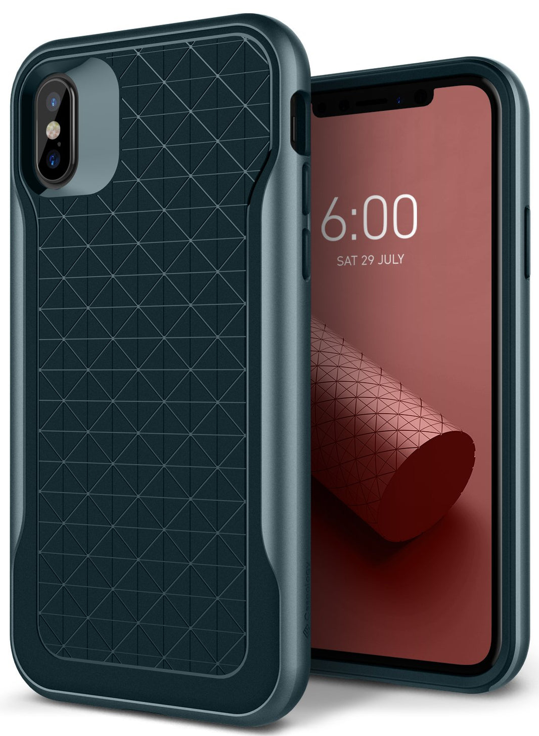 CO-IPX-APX-AN iPhone X Apex showing the back and front of the case